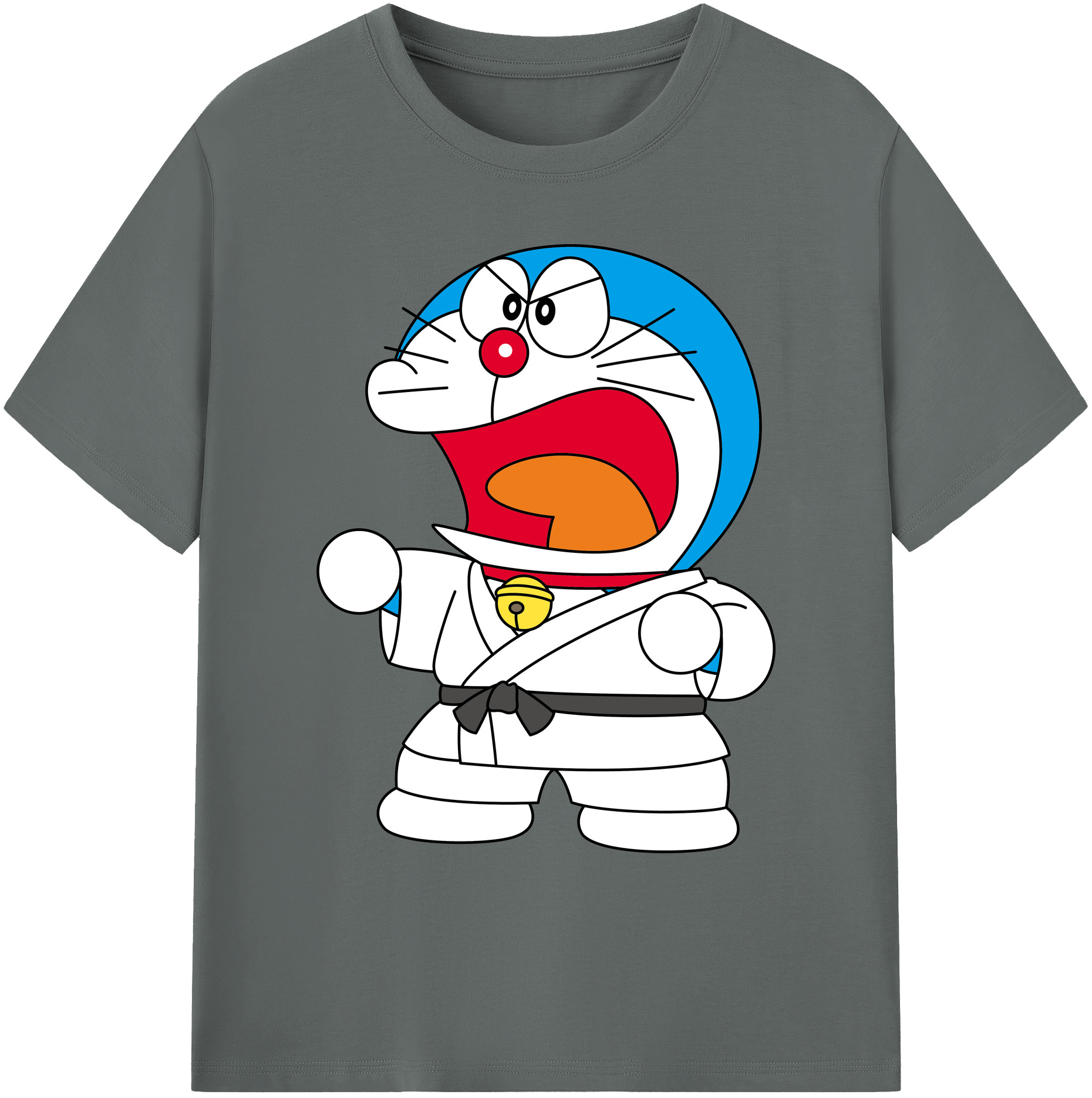 （画像用） ドラえもん Doraemon 綿100％ メンズ半袖Tシャツ｜肌触りやわらか＆通気性